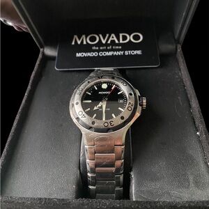 Movado Series 800 Collection Black Dial